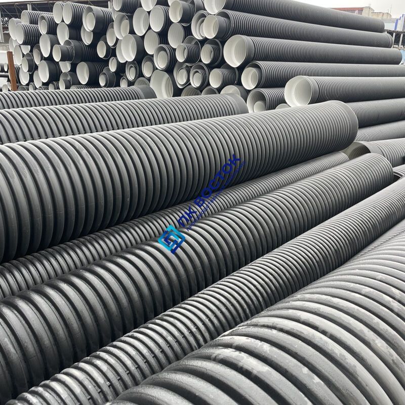 Труба пэ канализационная 315/271 SN6 гофрированная двухслойная